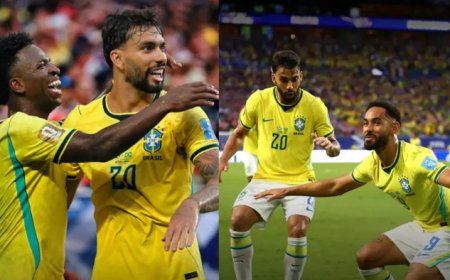 ബ്രസീൽ നോക്കൌട്ടിൽ: വിനീഷ്യസിന് ഡബിൾ; കളത്തിലെത്തി നെയ്മർ