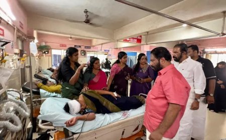 തിരുവനന്തപുരം കോർപ്പറേഷൻ ഓഫീസിൽ സംഘർഷം; മേയർക്ക് കാലിന് പരുക്ക്, 16 പേർ ആശുപത്രിയിൽ
