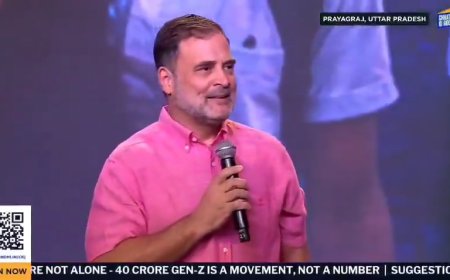 ഇരുളടഞ്ഞ ഘട്ടത്തിൽ  "വെളിച്ചത്തിൻ്റെ ദീപം" കൊളുത്തിയതിന് വിദ്യാർത്ഥി സമൂഹത്തെ  അഭിനന്ദിച്ച്  രാഹുൽ ഗാന്ധി 