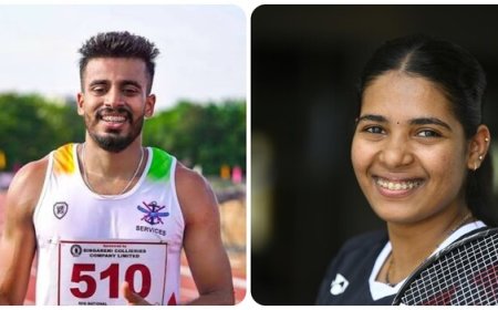 മുഹമ്മദ് അജ്മലിനും ട്രീസ ജോളിക്കും അർജുന  പുരസ്‌കാരം