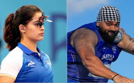 ഏഷ്യൻ ​ഗെയിംസ്; മനു ഭാക്കറും തജീന്ദർപാൽ സിങും ഇന്ത്യൻ പാതാകയേന്തും