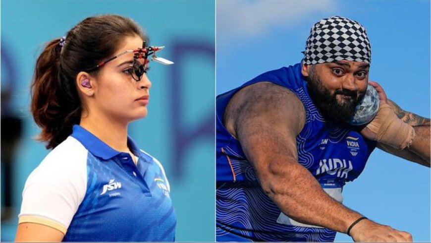 ഏഷ്യൻ ​ഗെയിംസ്; മനു ഭാക്കറും തജീന്ദർപാൽ സിങും ഇന്ത്യൻ പാതാകയേന്തും