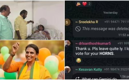 'ആ വെള്ളം വാങ്ങിവച്ചോളൂ..; ആർ ശ്രീലേഖ രാജിവെച്ചെന്ന വാർത്ത ശരിയല്ല ': എസ് സുരേഷ്