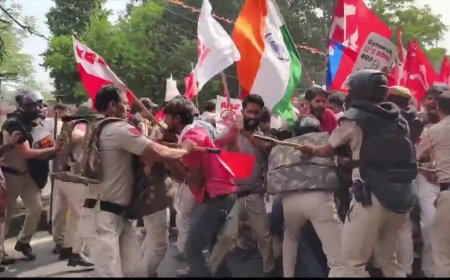 പ്രതിഷേധക്കടലായി രാജ്യതലസ്ഥാനം, മൂവായിരത്തിലേറെ പേർ കസ്റ്റഡിയിൽ;സമരം തുടരുമെന്ന് ഇന്ത്യ സഖ്യം