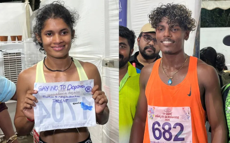 '15 വർഷത്തെ റെക്കോഡ് തകർത്തു'; അതുൽ വേഗരാജാവ്, ഋതുപർണയ്ക്ക് സ്വർണം